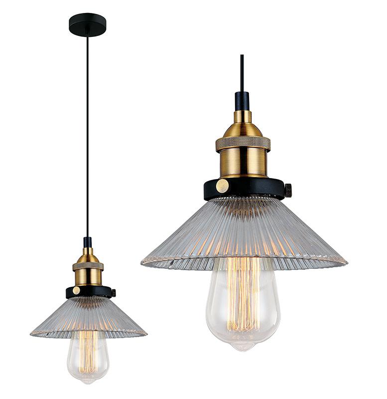 

Светильник подвесной FAMETTO, DLC-V406 E27 GOLD Vintage (UL-00001599)