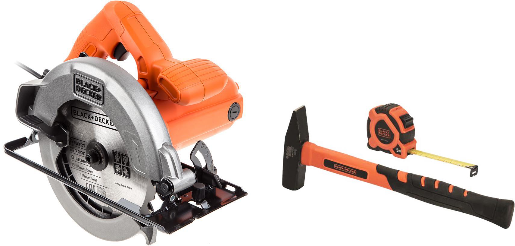 

Набор BLACK & DECKER, Пила циркулярная CS1004 +Набор BDHT9-30092