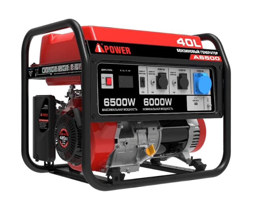 

Бензиновый генератор A-iPOWER, A6500 20108