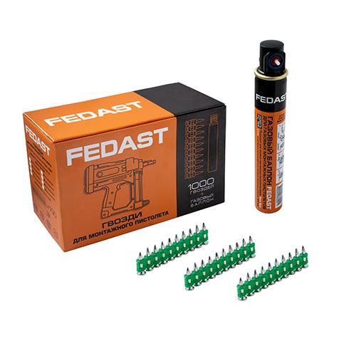 

Гвозди для степлера FEDAST, 3.0х19 мм 1000 шт.