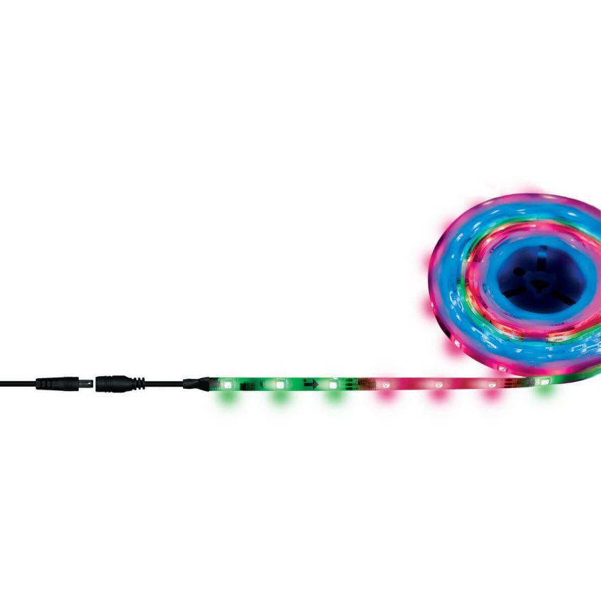 

Лента светодиодная UNIEL, Цветная (rgb), ULS-F20-5050-30LED/m-10mm-IP65-DC12V-7,2W/m-10M-RGB SMART