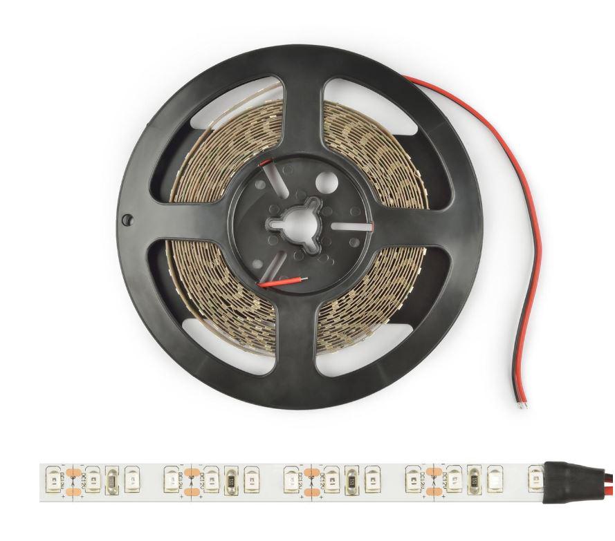 

Лента светодиодная UNIEL, Теплый белый, ULS-M13-2835-120LED/m-8mm-IP20-DC12V-9,6W/m-5M-3000K PROFI