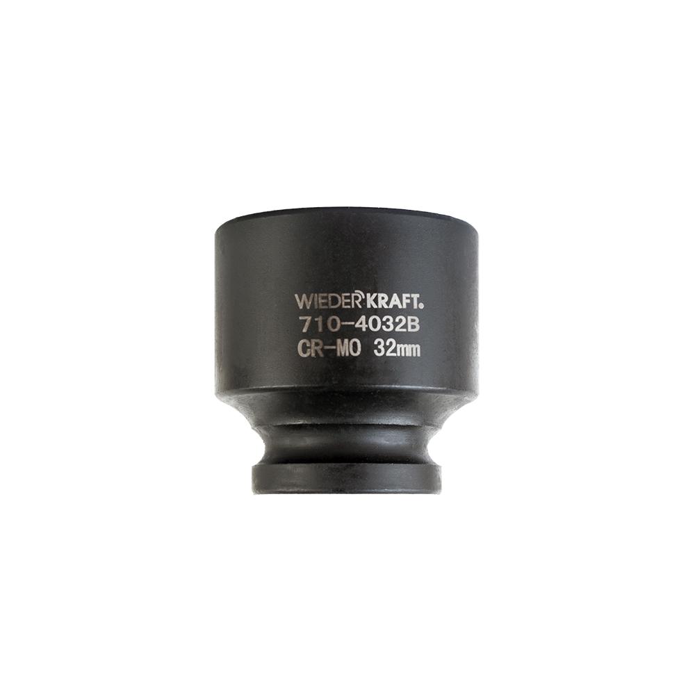 

Головка ударная WIEDERKRAFT, размер 32мм, H 43мм, S 1/2'' (WDK-710-4032)
