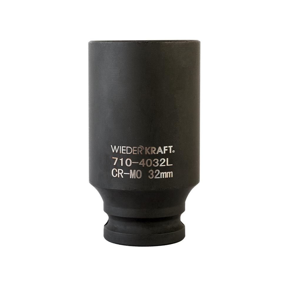 

Головка ударная WIEDERKRAFT, размер 32мм, H 78мм, S 1/2'' (WDK-710-4032L)