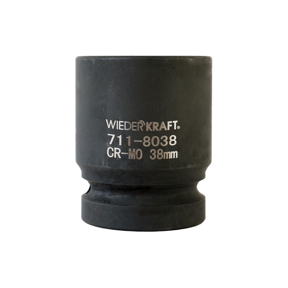 

Головка ударная WIEDERKRAFT, размер 38мм, H 43мм, S 1'' (WDK-711-8038)