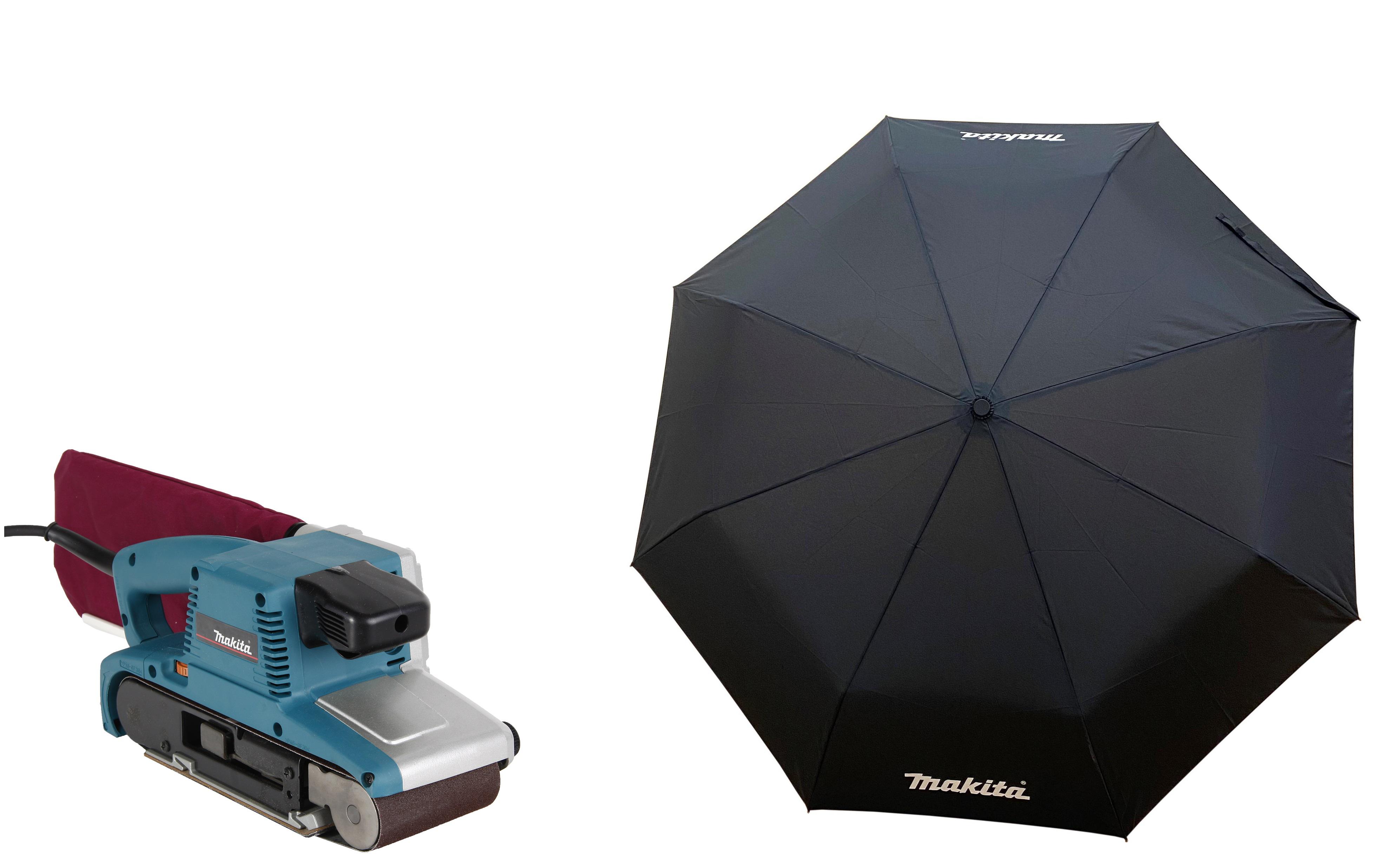 

Набор MAKITA, Машинка шлифовальная ленточная 9404 +Зонт складной PGH-180150