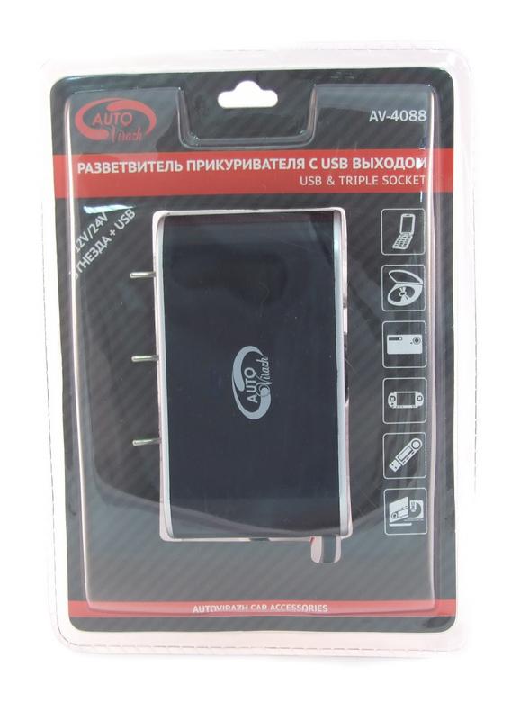 

Разветвитель AUTOVIRAZH, AV-4088