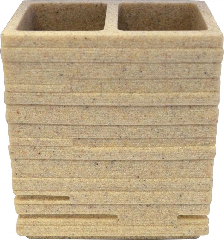 

Двойной стакан RIDDER, Brick 22150211 настольный, полирезин