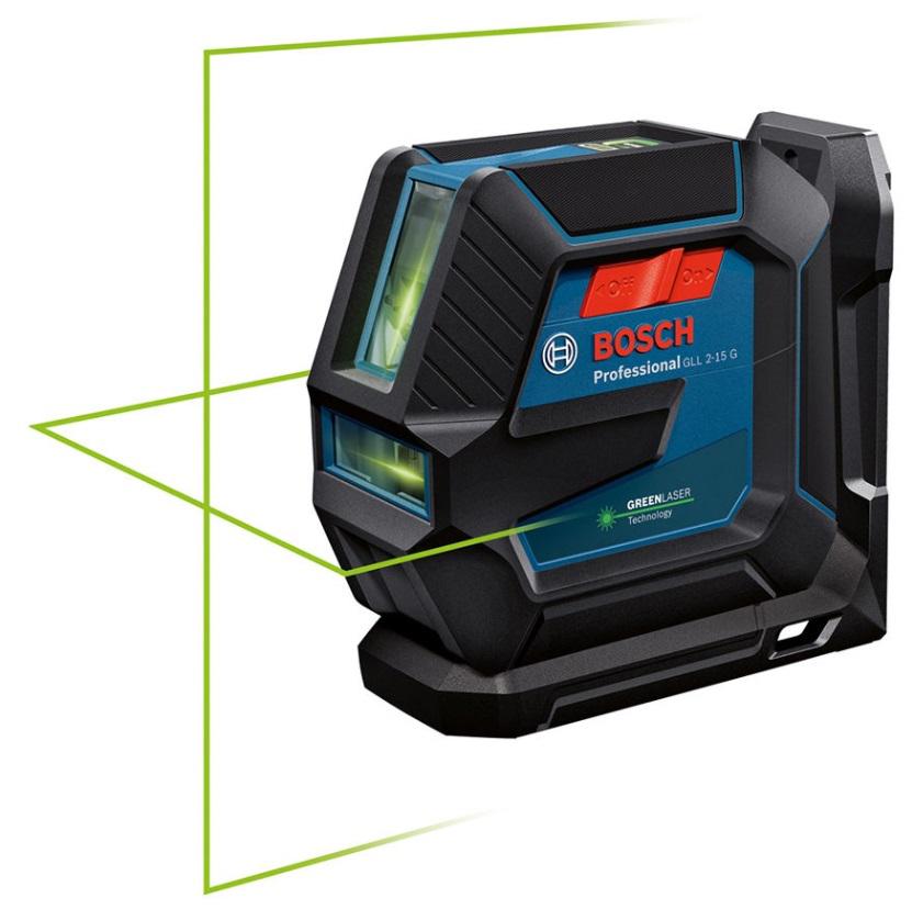 

Уровень лазерный BOSCH, GLL 2-15 G + LB 10 + DK 10 + кейс