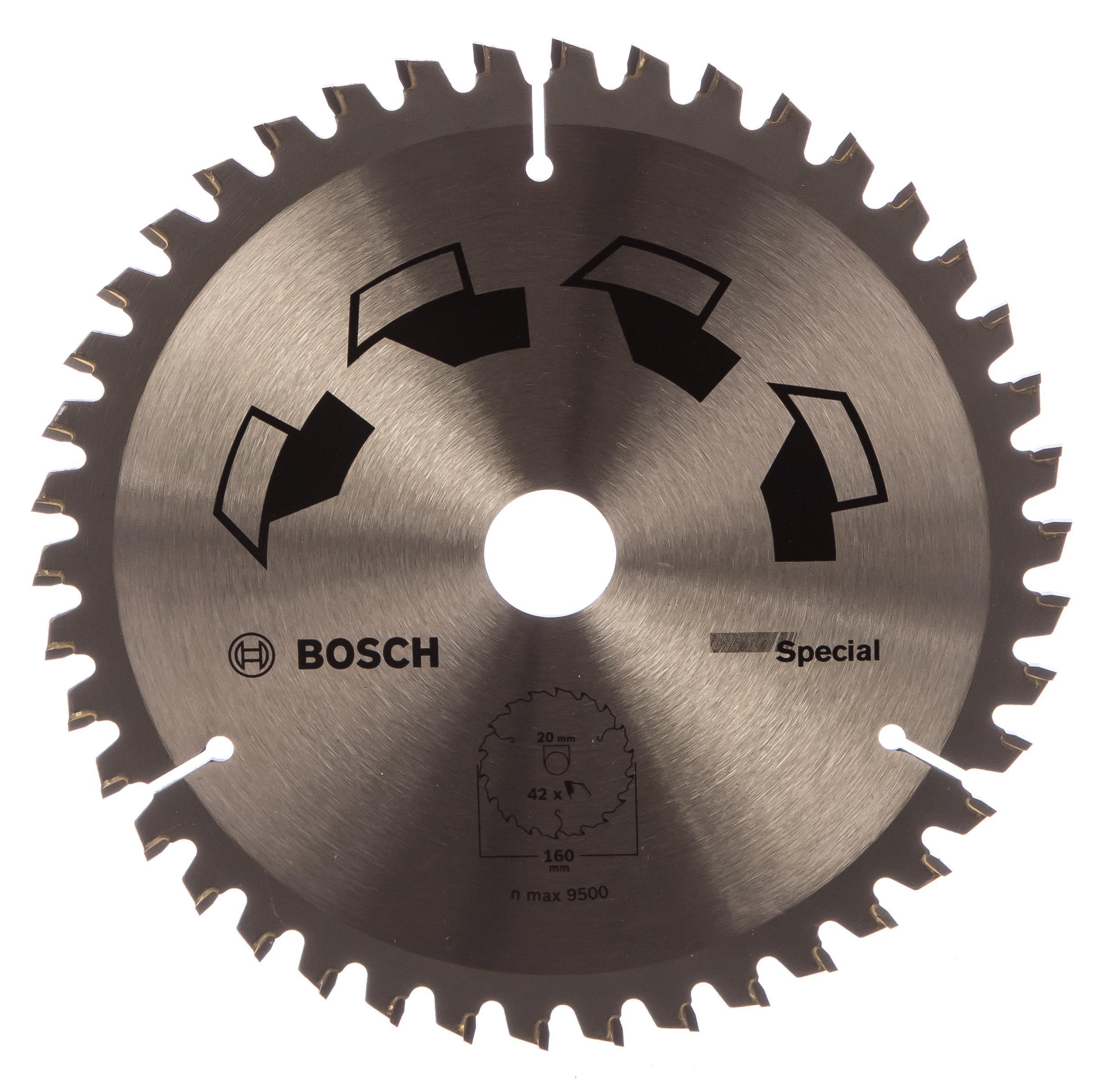 

Диск пильный BOSCH, Ф160х20/16мм 42зуб. (2609256887)