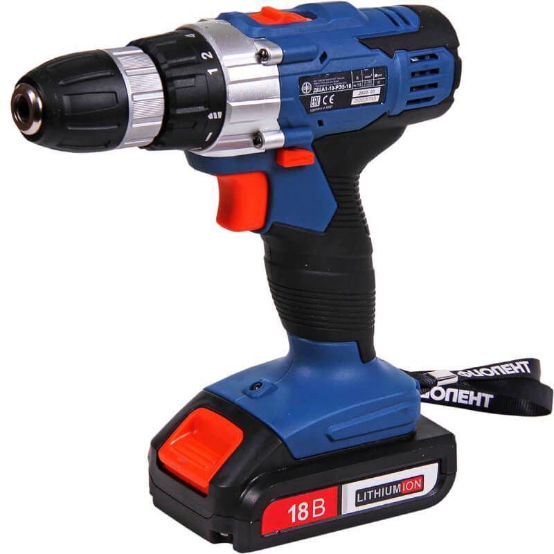 

Дрель-шуруповерт ФИОЛЕНТ, ДША1-10-РЭ5-18В