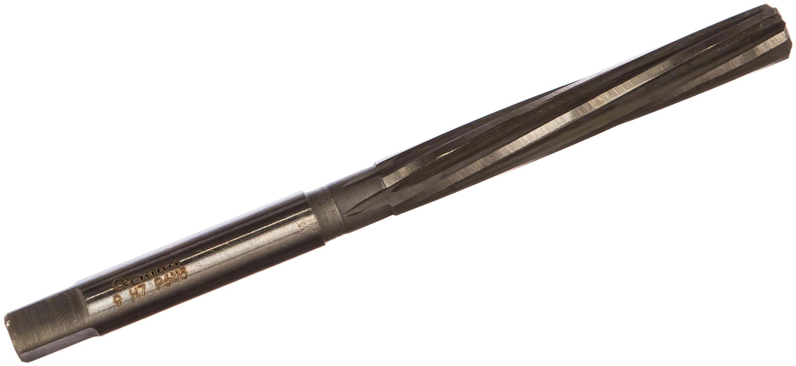 

Развертка SEKIRA, 9мм H7 (00-00001337), ручная ц/х, исп.2 винт. зуб