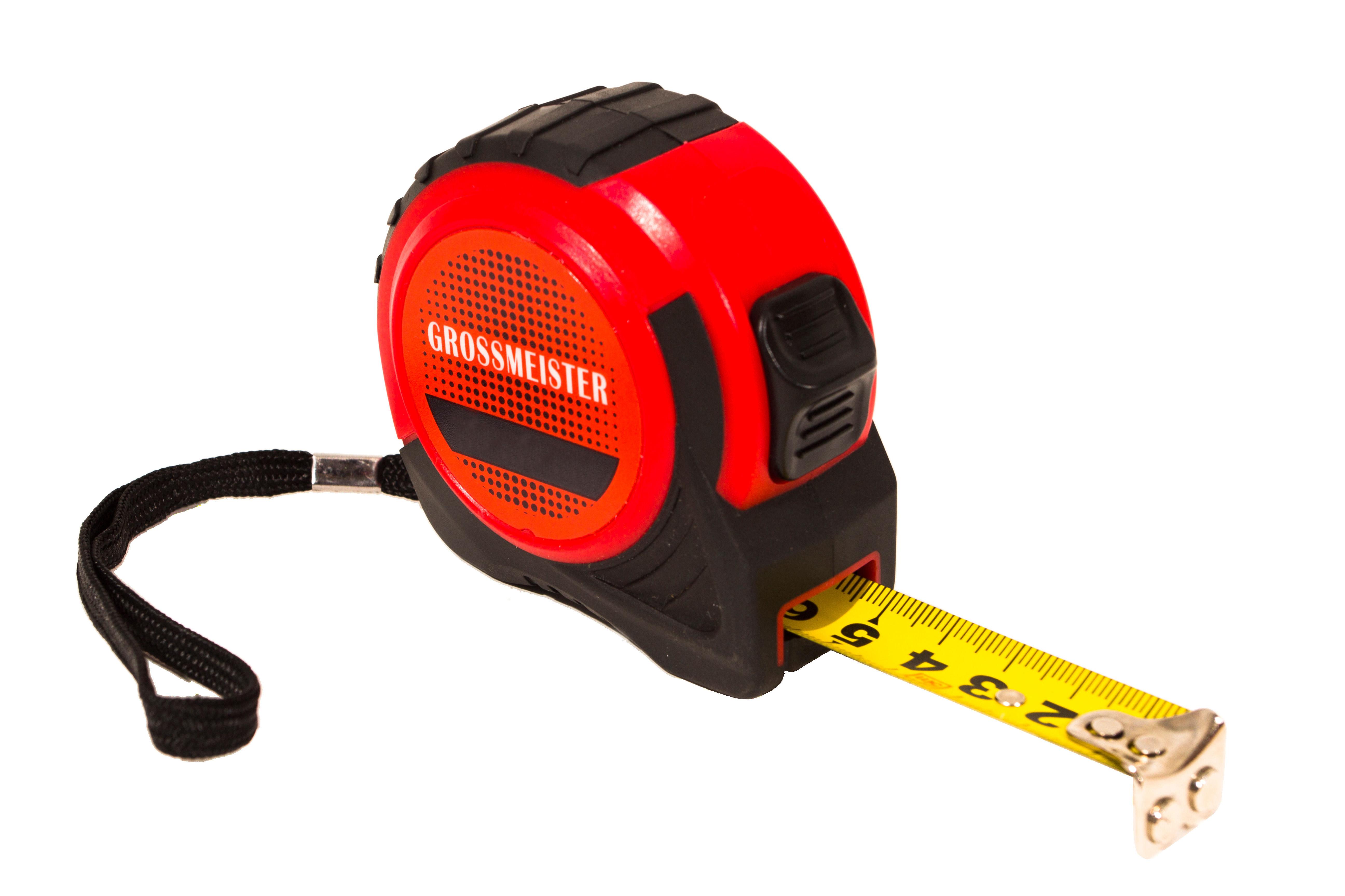 

Рулетка GROSSMEISTER, 7,5м х 25мм (009002003)