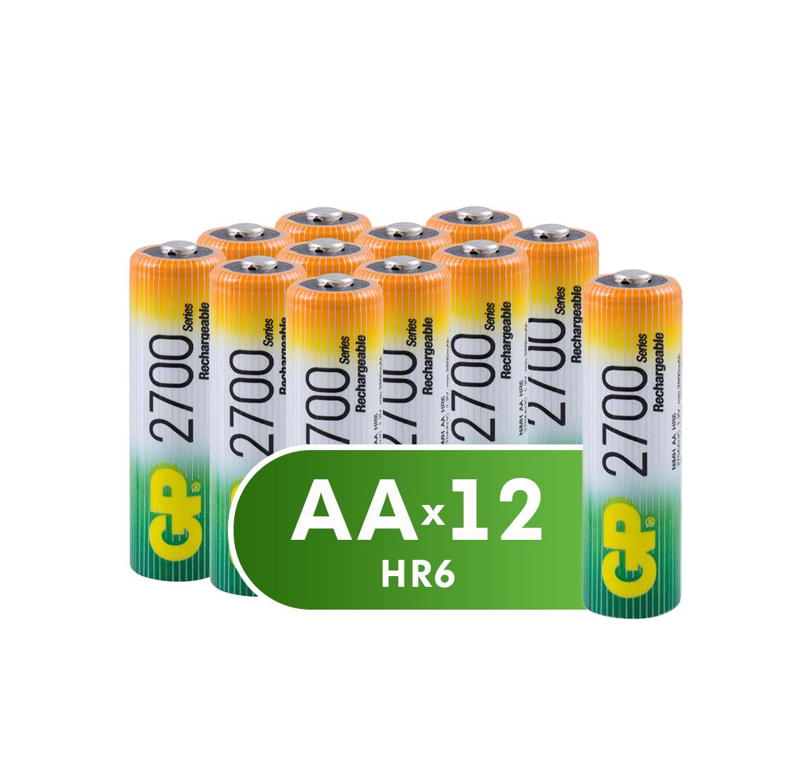 

Аккумуляторная батарея GP, 270AAHC-B12 /241 Тип: АА (Кол-во в уп. 12шт.)