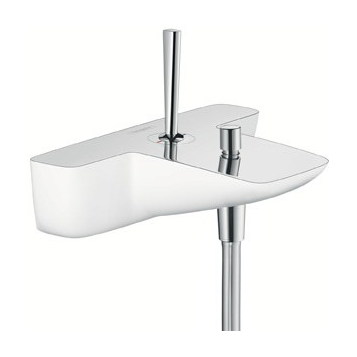 

Смеситель HANSGROHE, 15472000 для ванны и душа, белый/хром