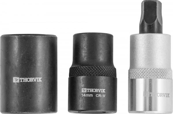 

Набор головок THORVIK, S 1/2'', (PBCSS3 53237)