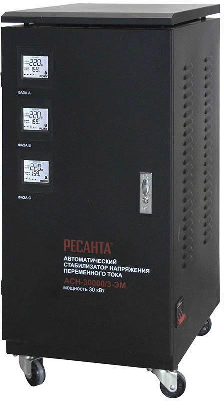 

Стабилизатор напряжения РЕСАНТА, АСН-30000/3-ЭМ