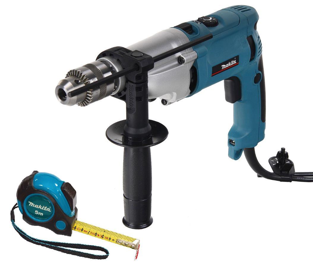 

Набор MAKITA, Дрель ударная HP2070F +Рулетка 5м (PGC-80520)