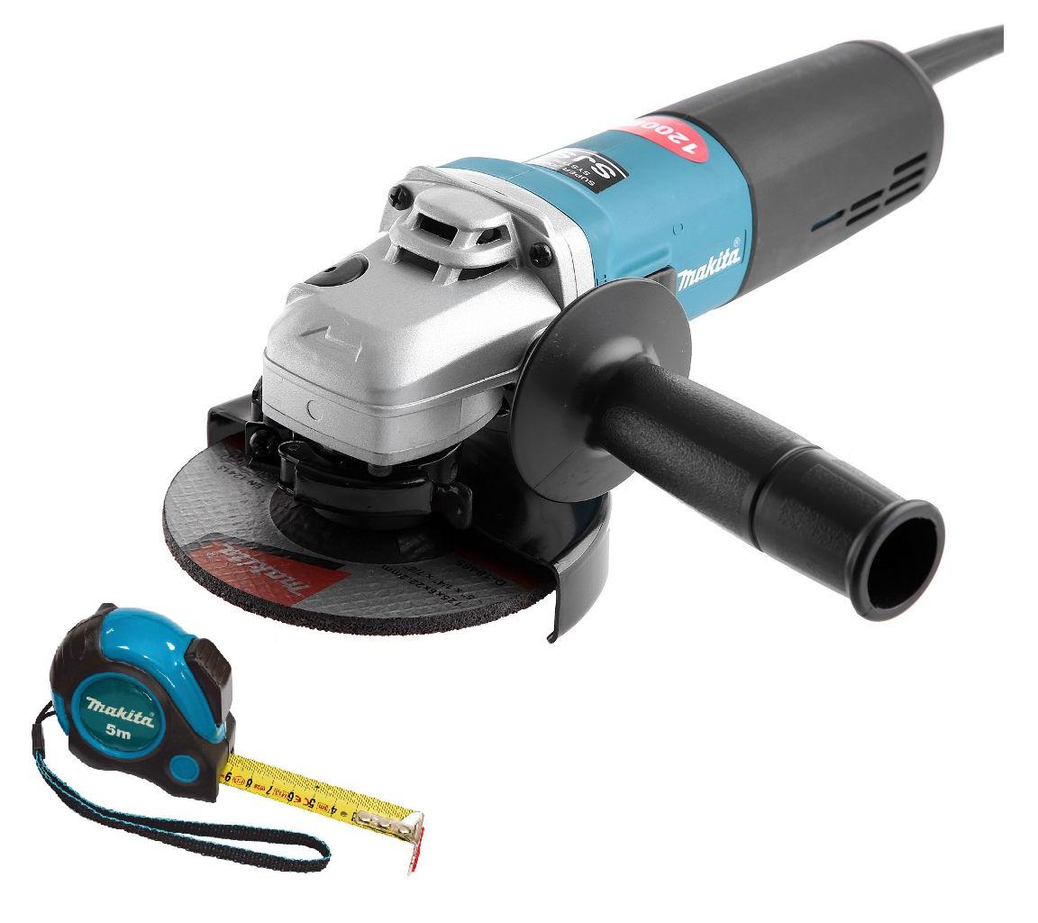

Набор MAKITA, УШМ (болгарка) 9562CH +Рулетка 5м (PGC-80520)