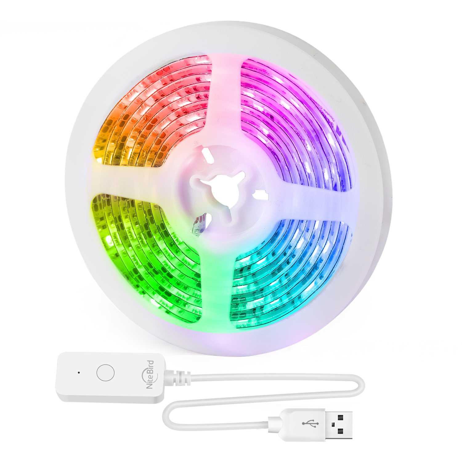 

Умная светодиодная лента NITEBIRD, Цветная (rgb), NITEBIRD SL2