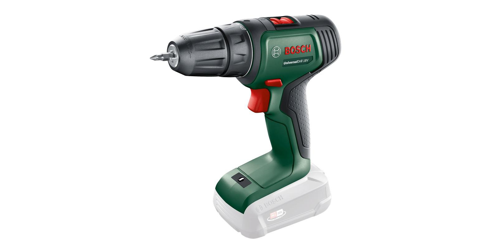 

Дрель-шуруповерт BOSCH, UniversalDrill 18V без АКБ и ЗУ (06039D4000)