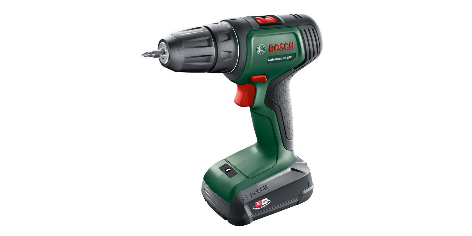 

Дрель-шуруповерт BOSCH, Universaldrill 18V (1х2,5А*ч+ЗУ AL1810, 06039D4005)