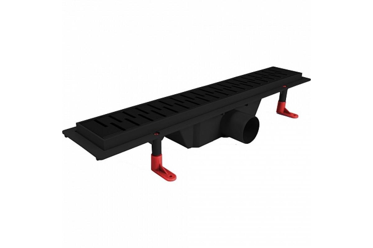 

Душевой лоток MIANO, MS-50MB 500мм решетка MEDIUM BLACK EDITION