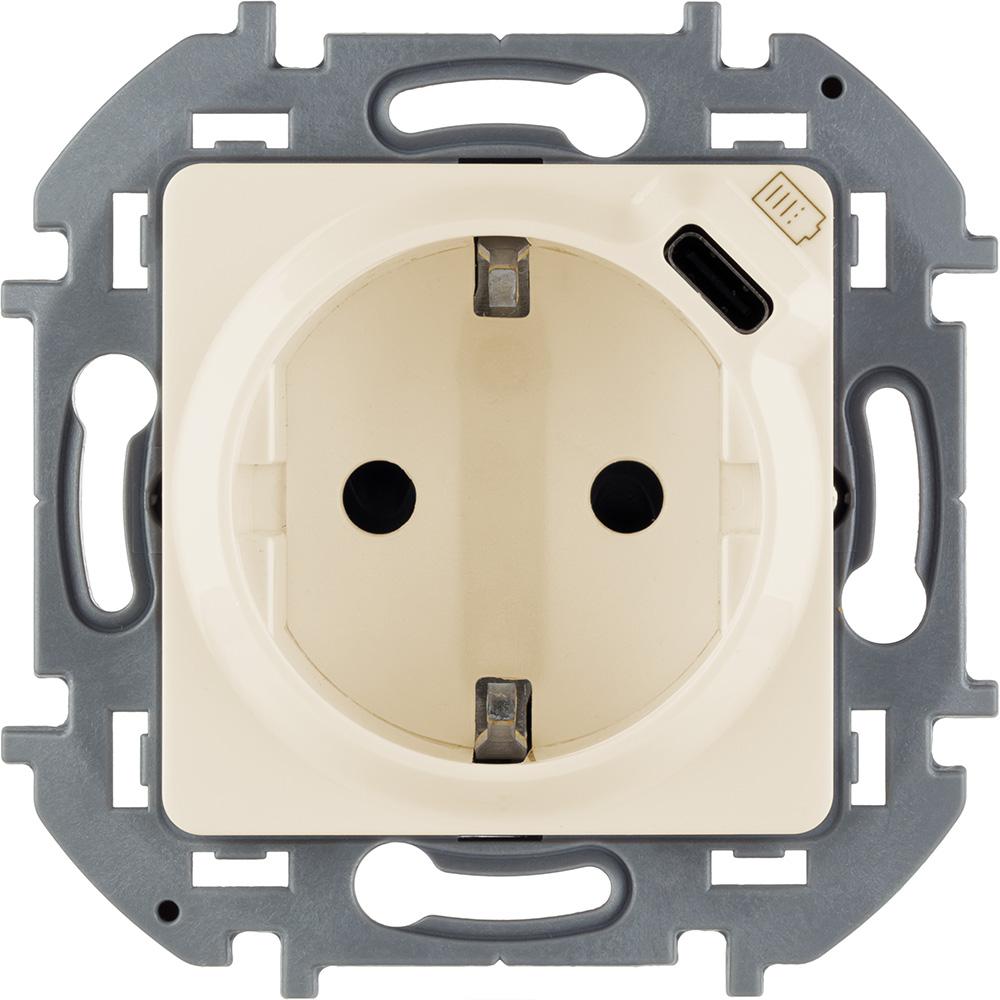 

Механизм розетки LEGRAND, Слоновая кость, Inspiria 673771