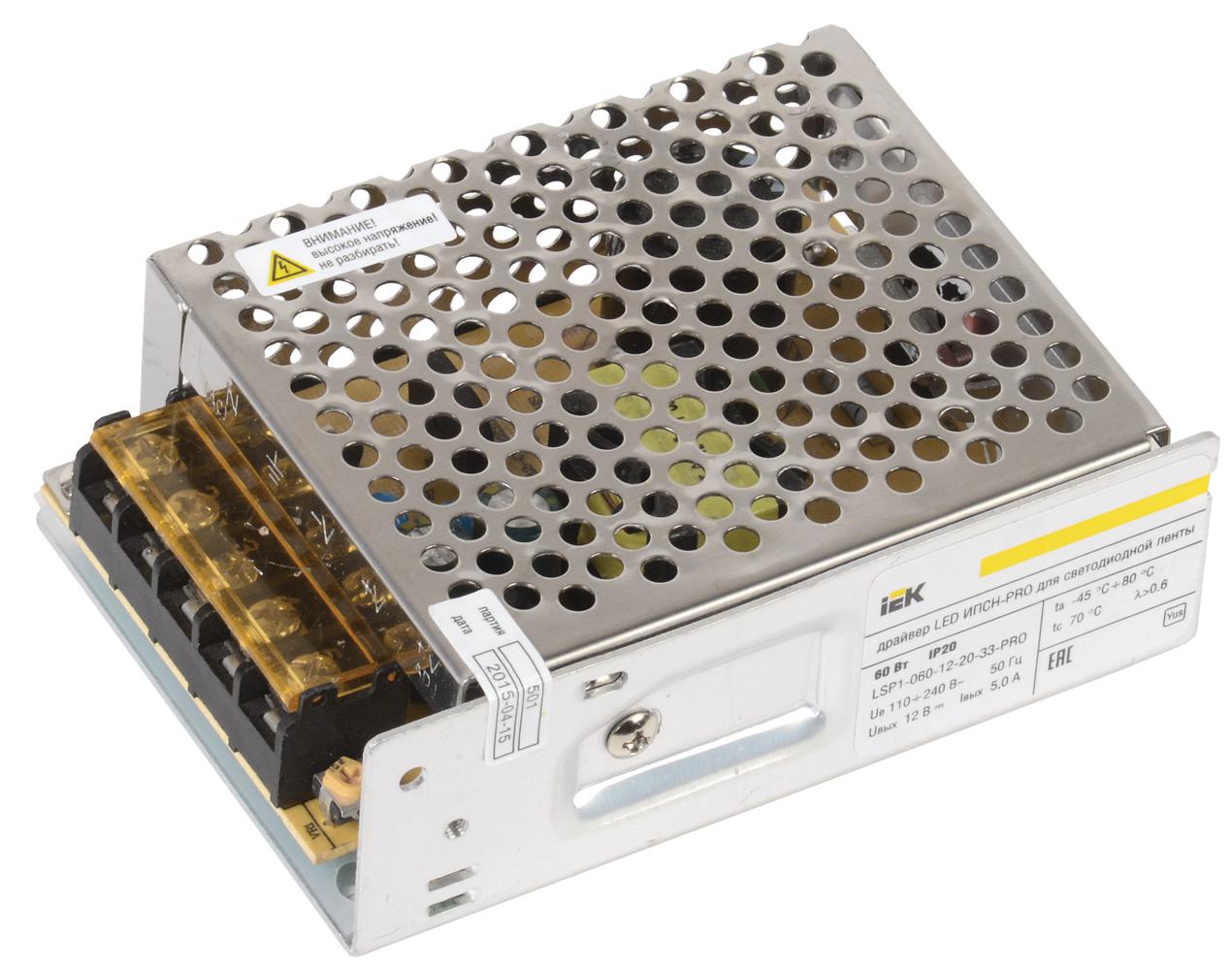 

Драйвер LED IEK, ИПСН-PRO