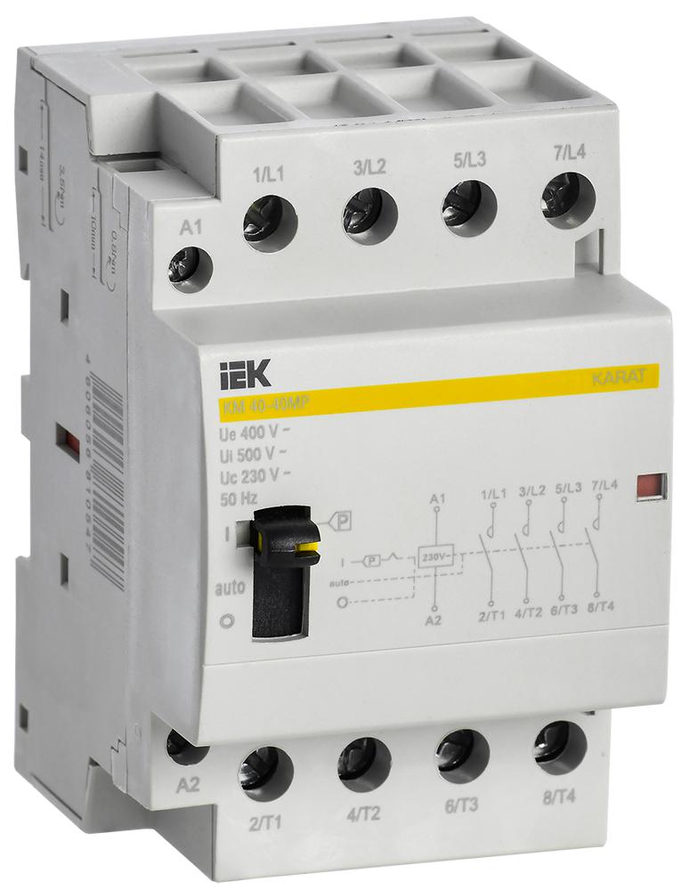 

Контактор модульный IEK, MKK22-40-40