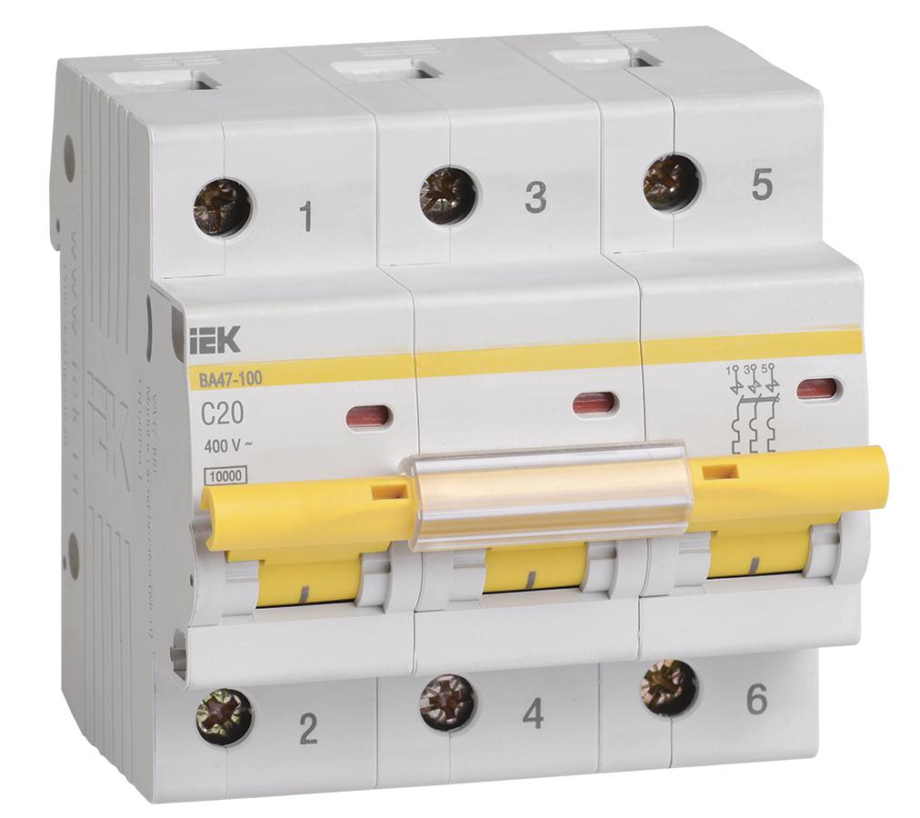

Выключатель автоматический IEK, MVA40-3-020-C