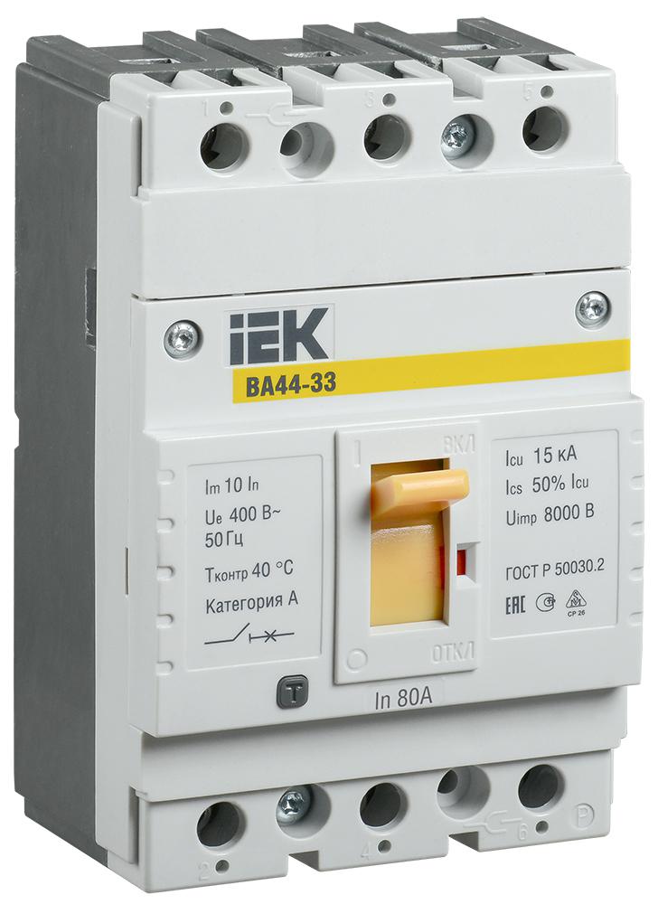 

Выключатель автоматический IEK, SVA4410-3-0080
