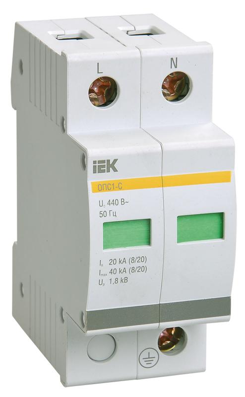 

Ограничитель перенапряжения IEK, MOP20-2-D