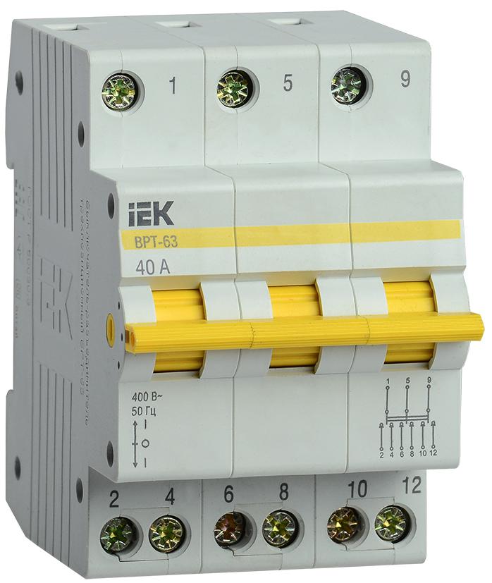 

Выключатель-разъединитель IEK, MPR10-3-040
