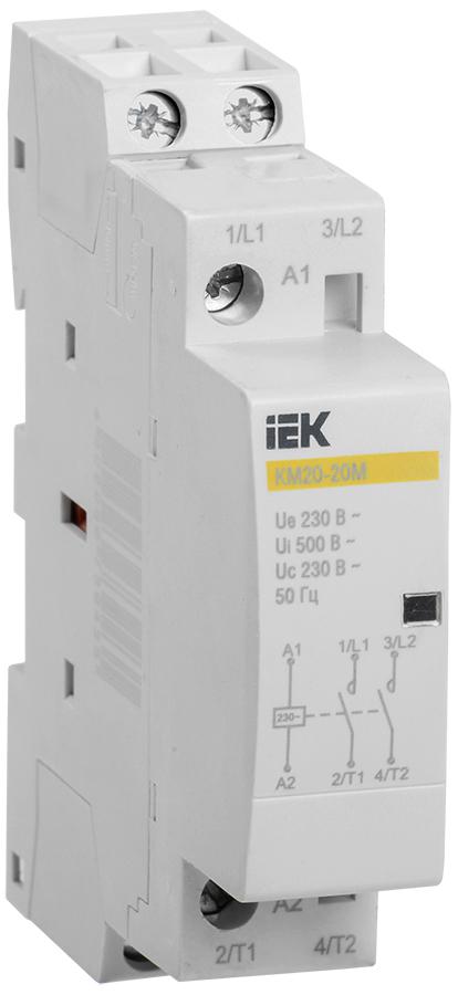 

Контактор модульный IEK, MKK11-20-20