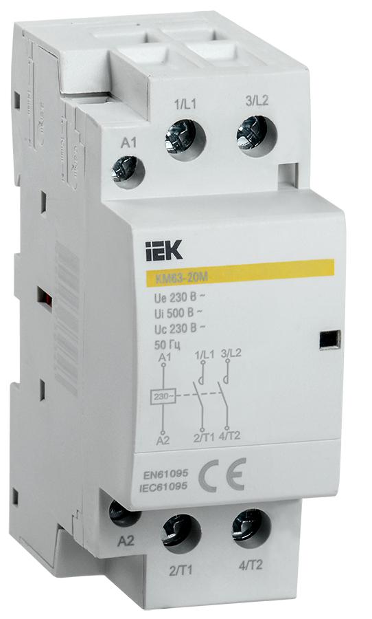 

Контактор модульный IEK, MKK11-63-20
