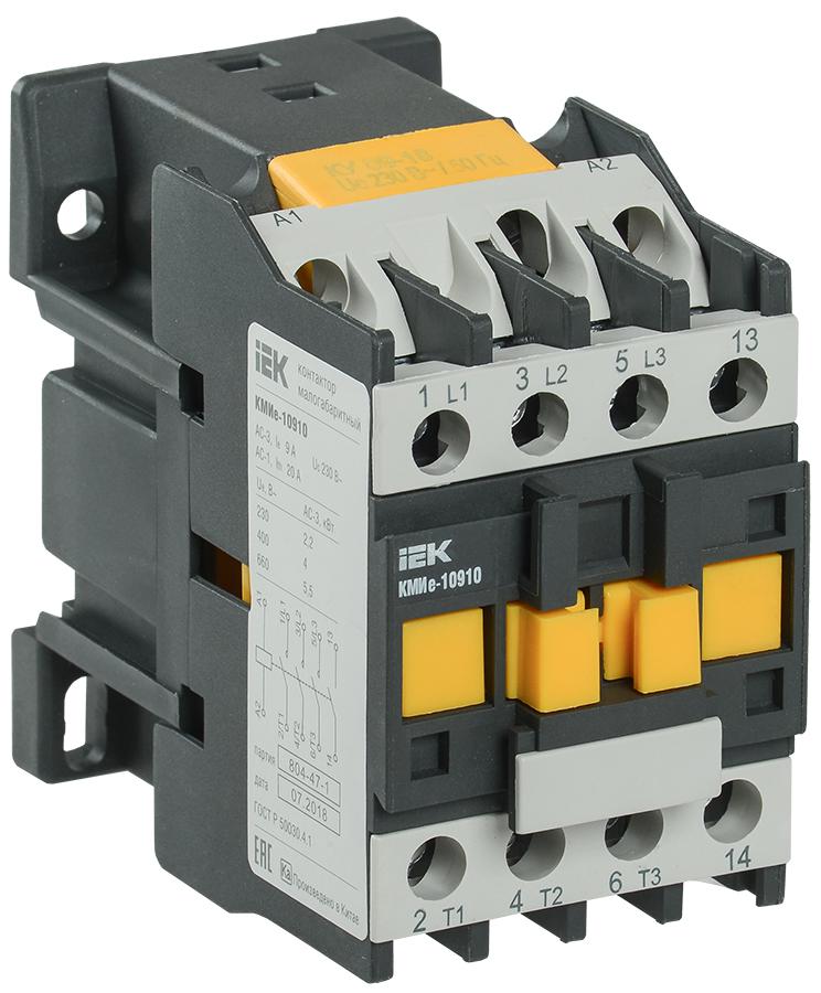 

Контактор КМИе IEK, KKME11-009-400-10