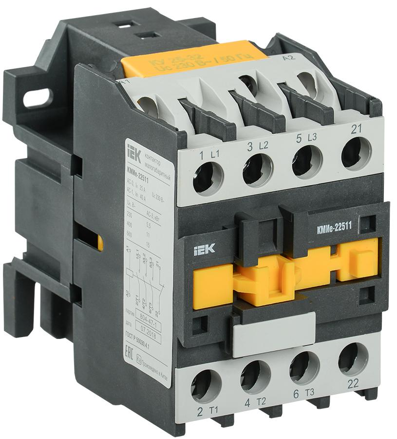 

Контактор КМИе IEK, KKME21-025-400-10