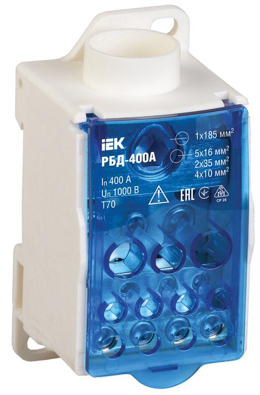 

Блок распределительный на DIN-рейку IEK, RBD-400