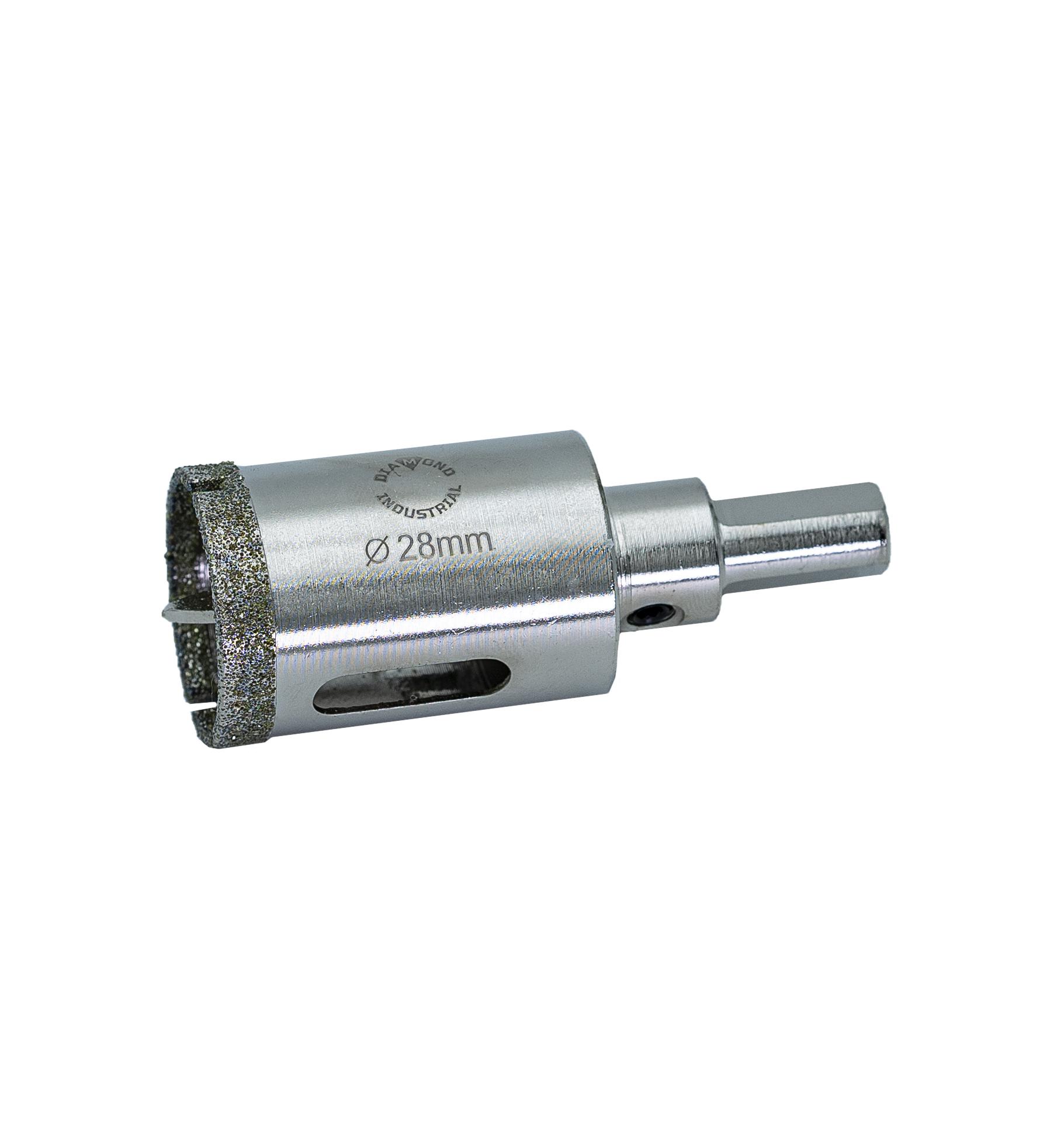

Коронка алмазная Diamond Industrial, Ф28х70мм трехгранный (DIDCSC028)