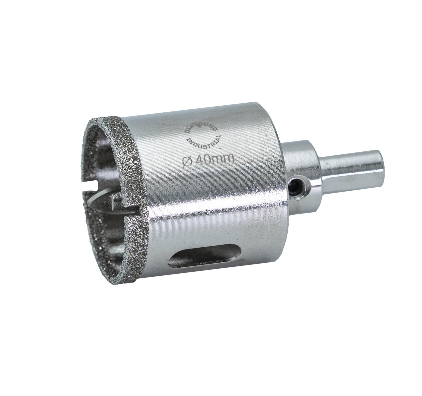 

Коронка алмазная Diamond Industrial, Ф40х70мм трехгранный (DIDCSC040)