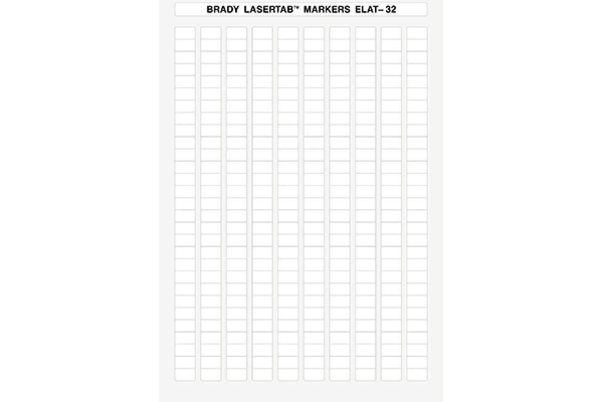 

Этикетки BRADY, ELAT-32-747W-10 brd14389