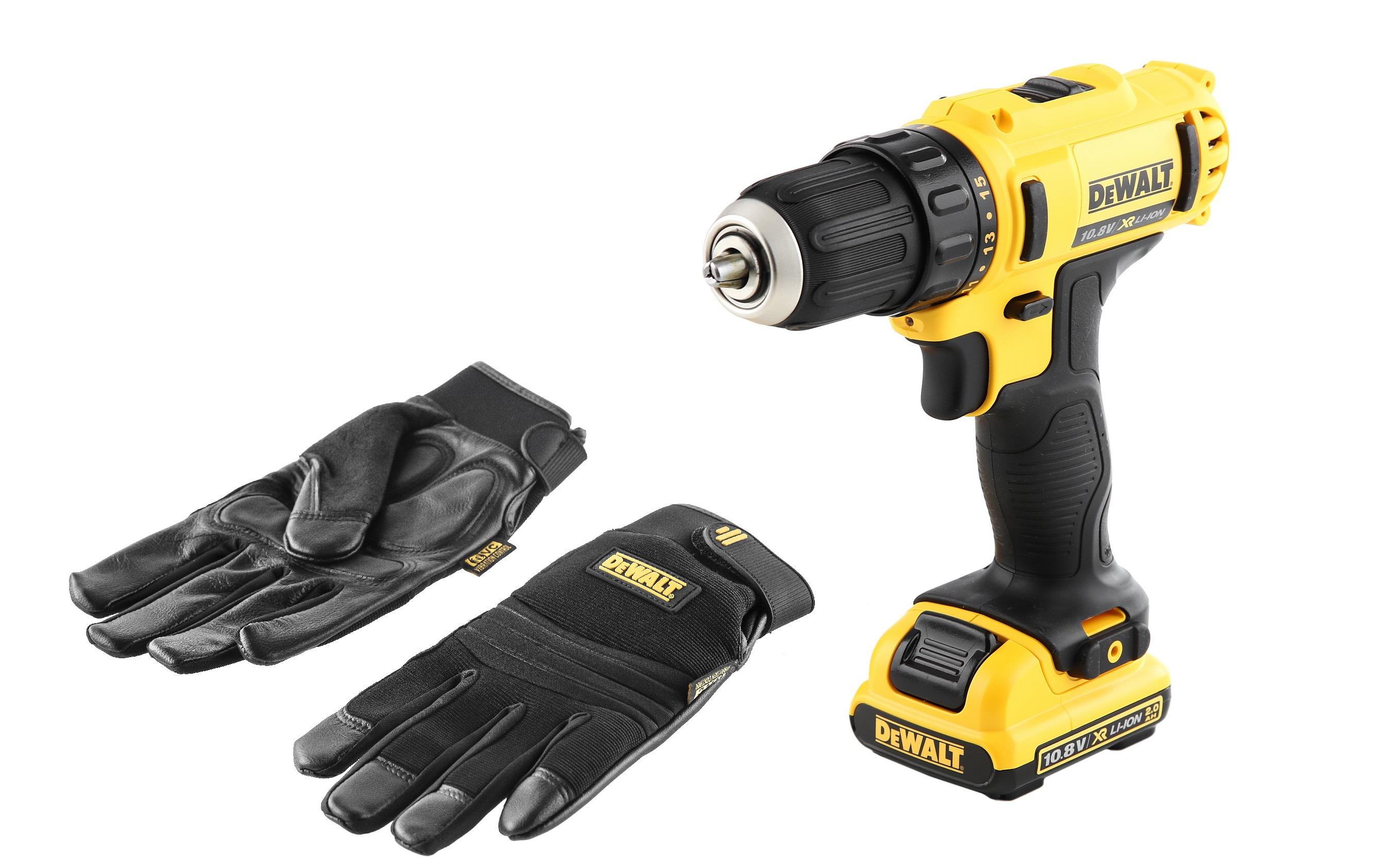 

Набор DEWALT, Дрель аккумуляторная DCD710D2 +Перчатки 5828 PROMO