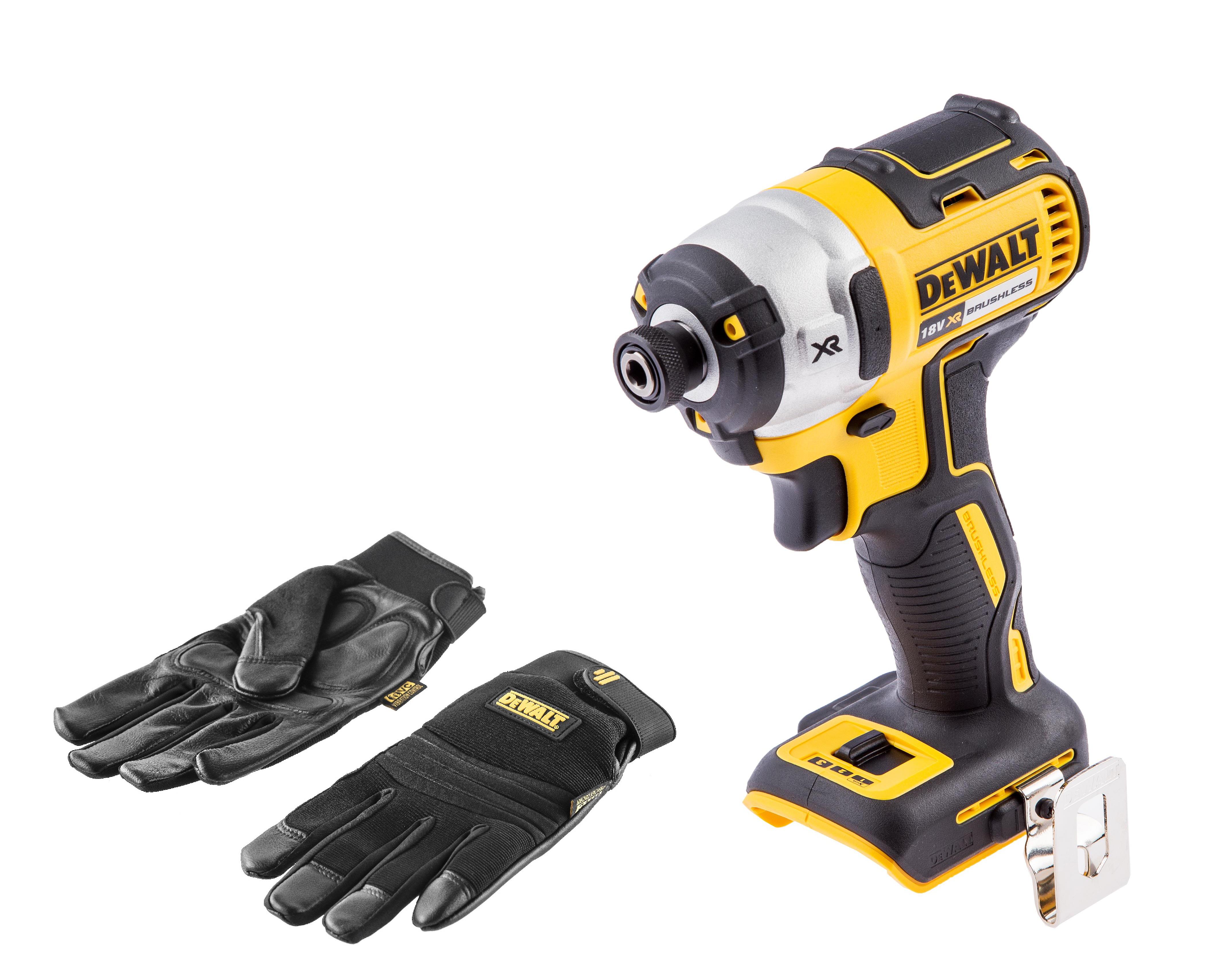 

Набор DEWALT, Винтоверт DCF887N без акк. и з.у +Перчатки 5828 PROMO