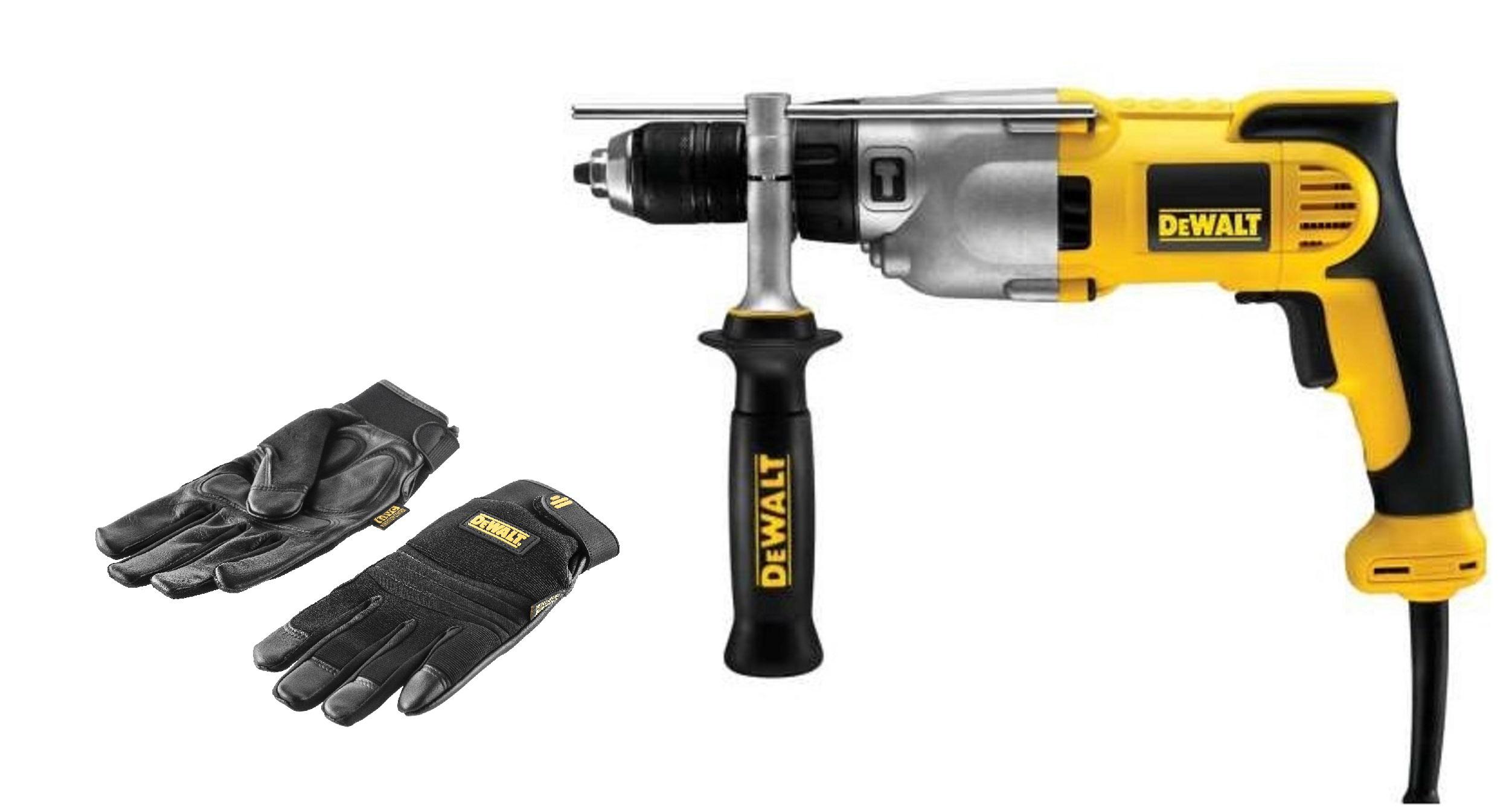 

Набор DEWALT, Дрель ударная DWD522KS +Перчатки 5828 PROMO