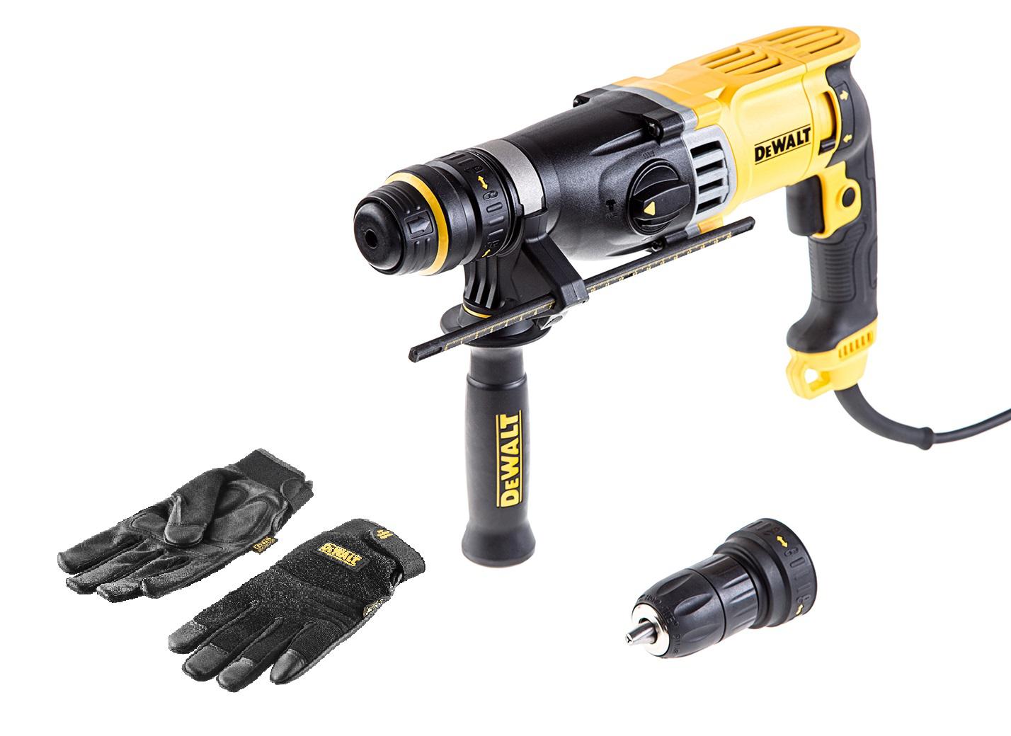 

Набор DEWALT, Перфоратор D25144K +Перчатки 5828 PROMO