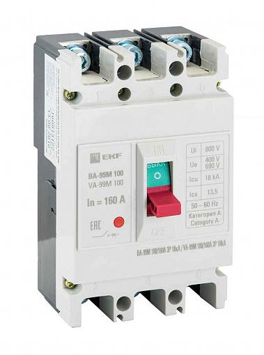 

Автоматический выключатель EKF, ВА-99МL Basic mccb99-100-63mi