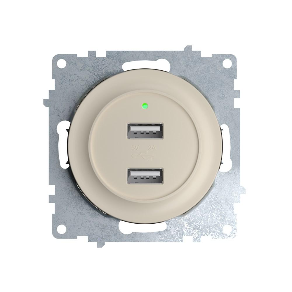 

Розетка USB ONEKEYELECTRO, Бежевый, Florence 1E10351301