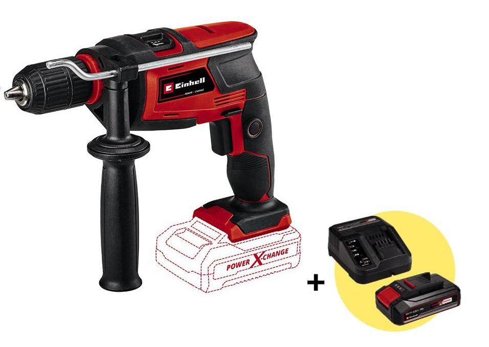 

Набор EINHELL, Дрель-шуруповерт PXC TC-ID 18 Li - Solo (4513960) +Комплект PXC Starter Kit (4512097): АКБ и ЗУ