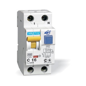 

Диф. автомат IEK, 2п 16А/30мА C АВДТ 32